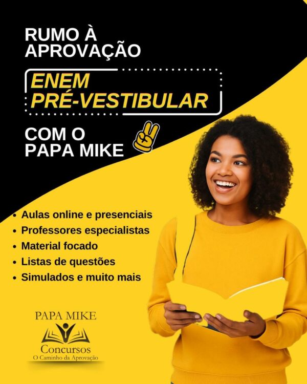Curso Prep. Pré-vestibular/ENEM - Presencial